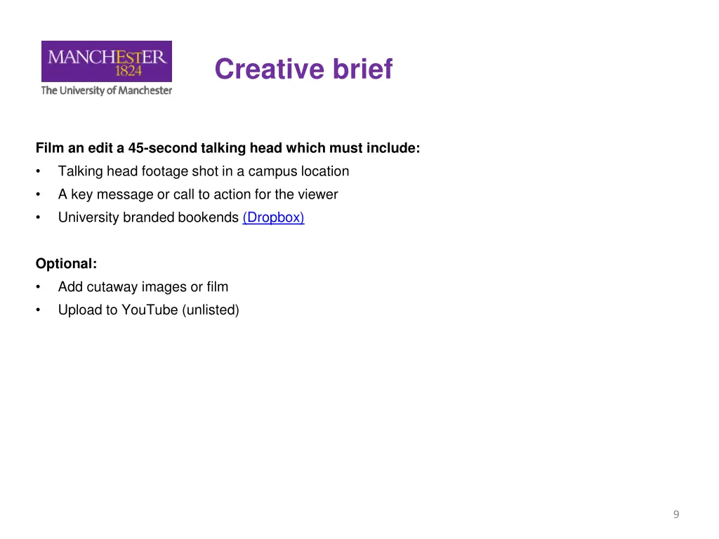 creative brief