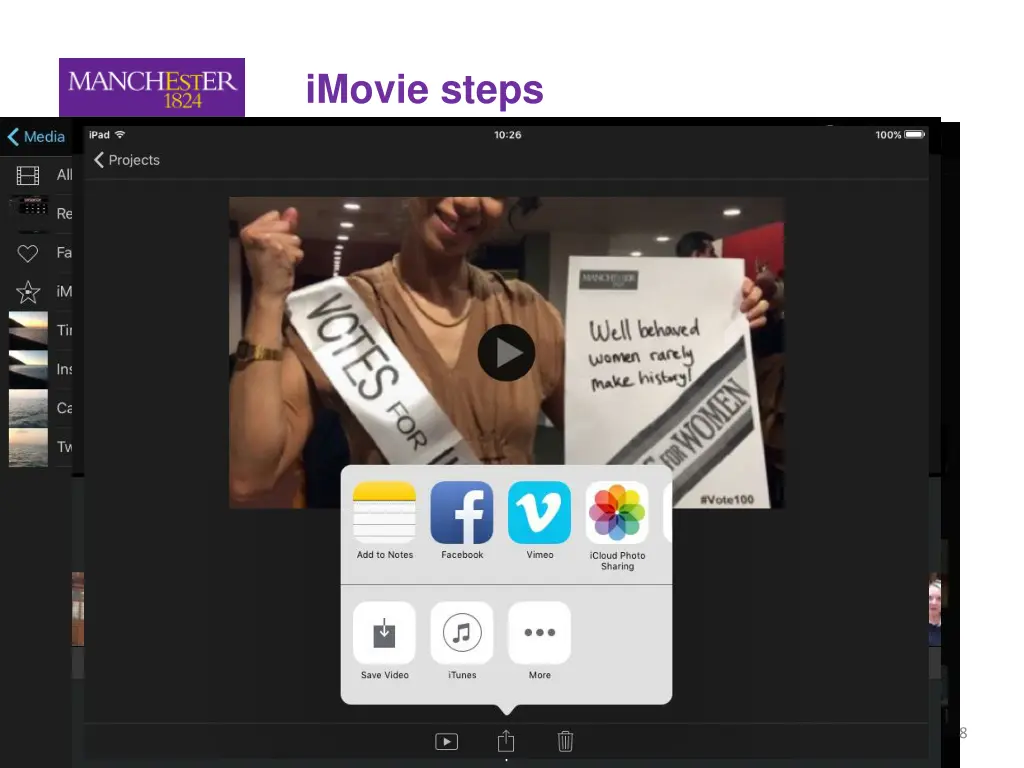 imovie steps