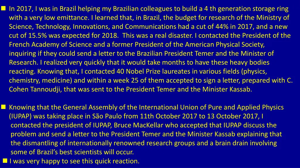 in 2017 i was in brazil helping my brazilian