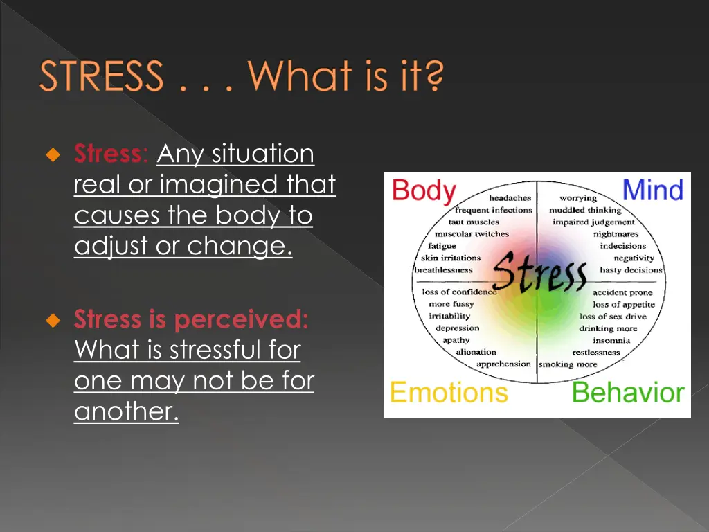 stress what is it