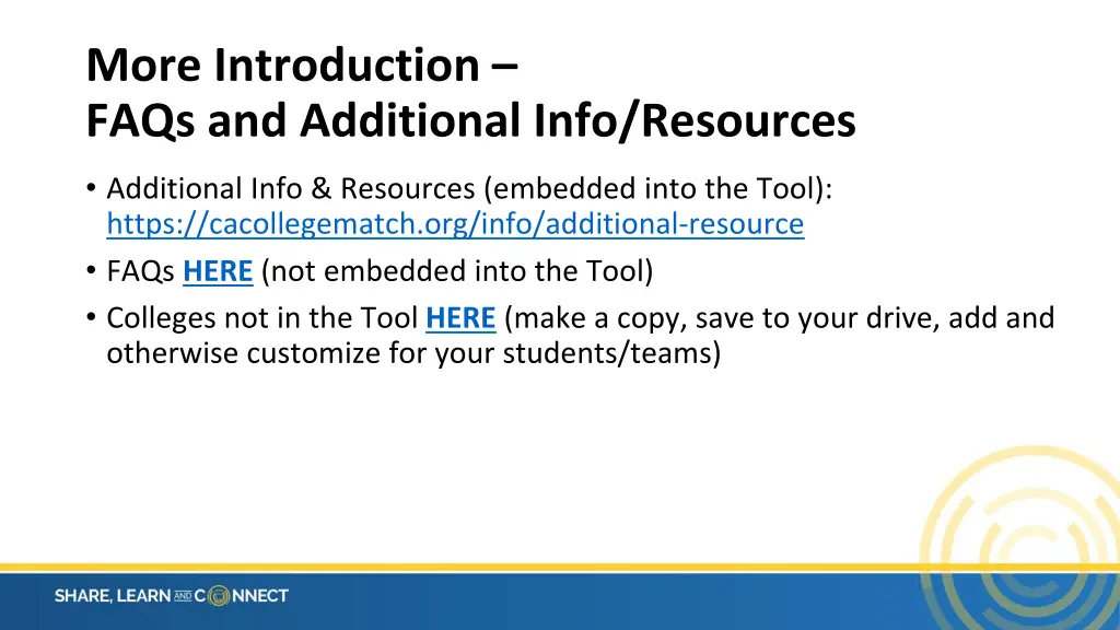 more introduction faqs and additional info