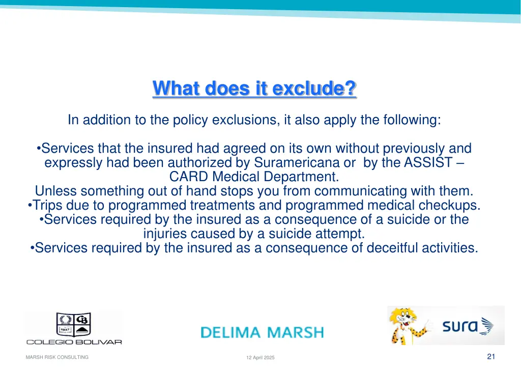 what does it exclude