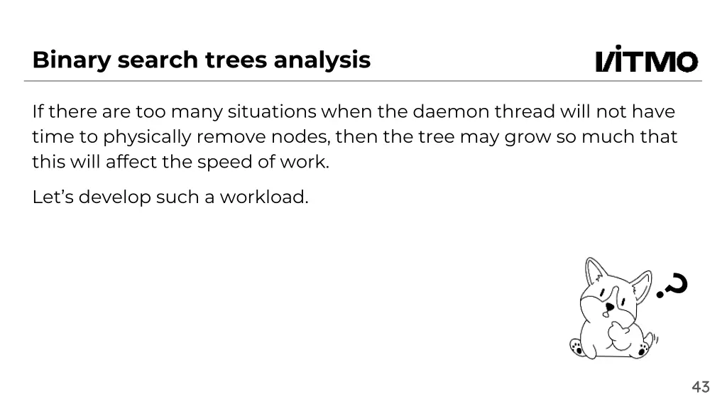 binary search trees analysis 6