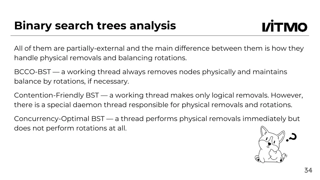 binary search trees analysis