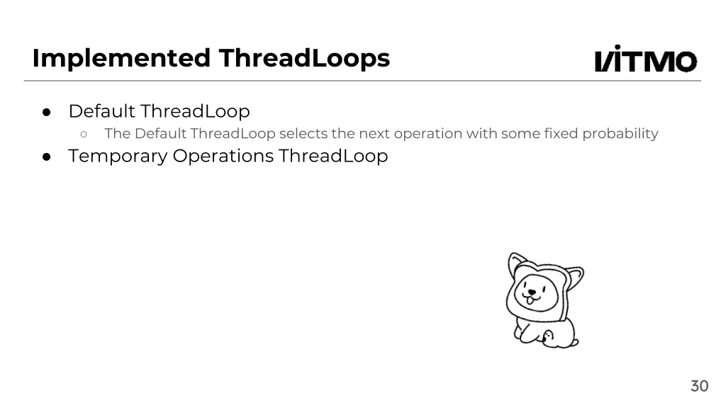 implemented threadloops 1
