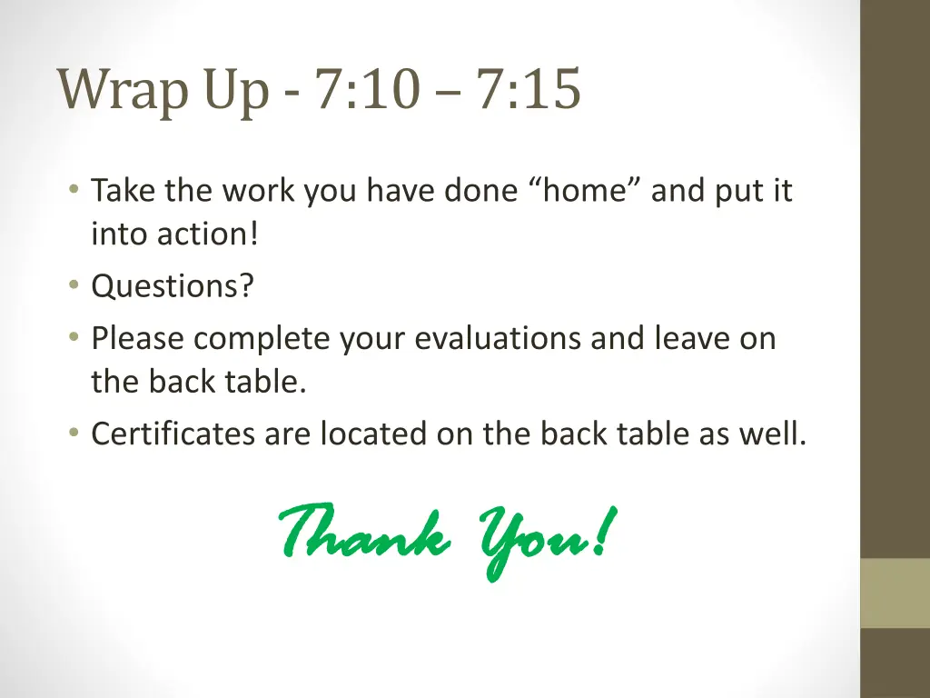 wrap up 7 10 7 15