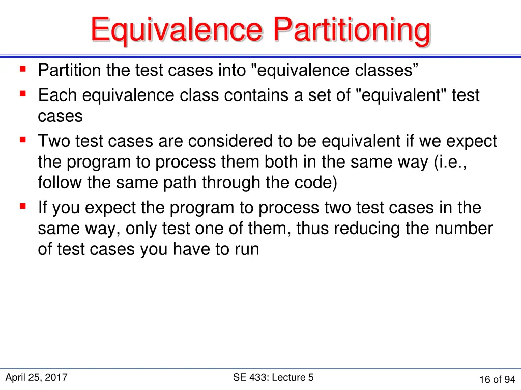 equivalence partitioning 2