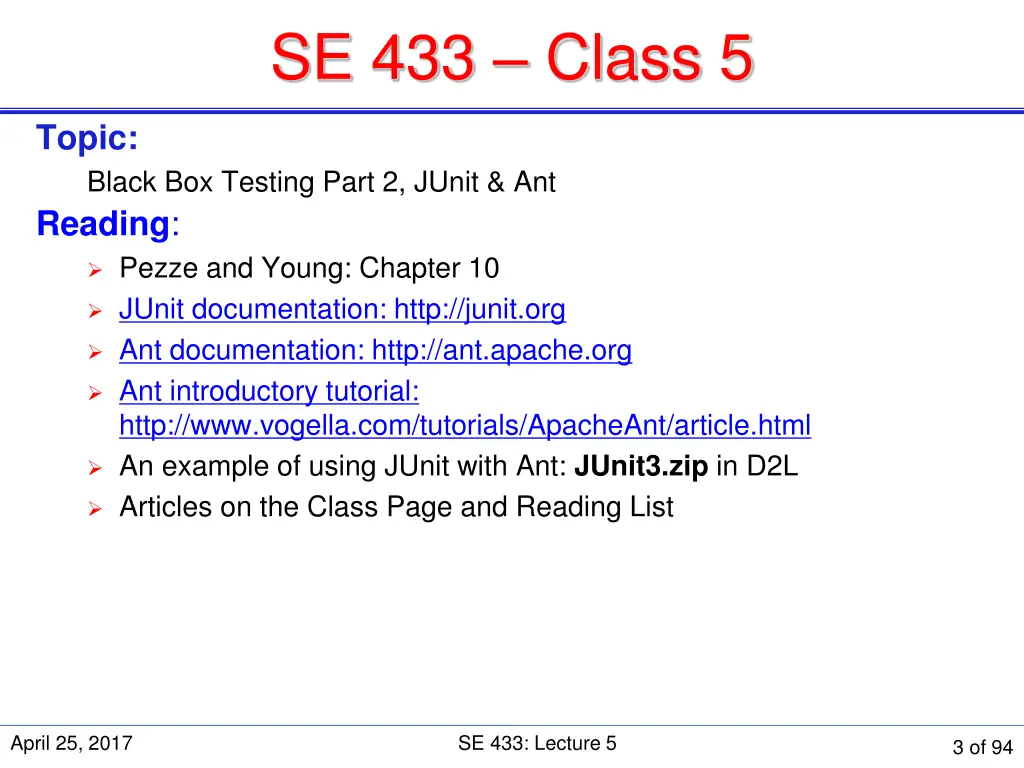 se 433 class 5