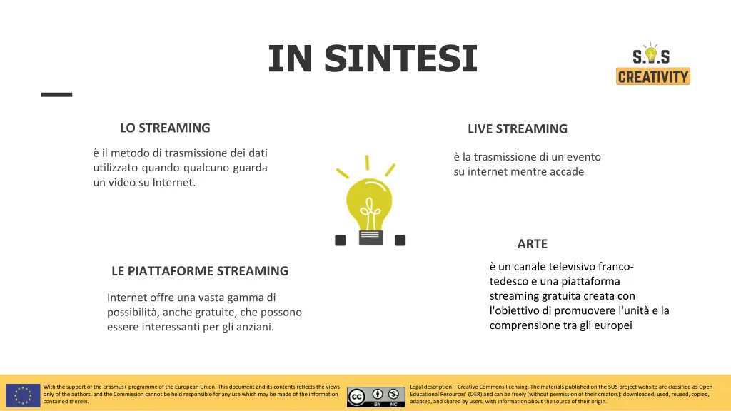 in sintesi