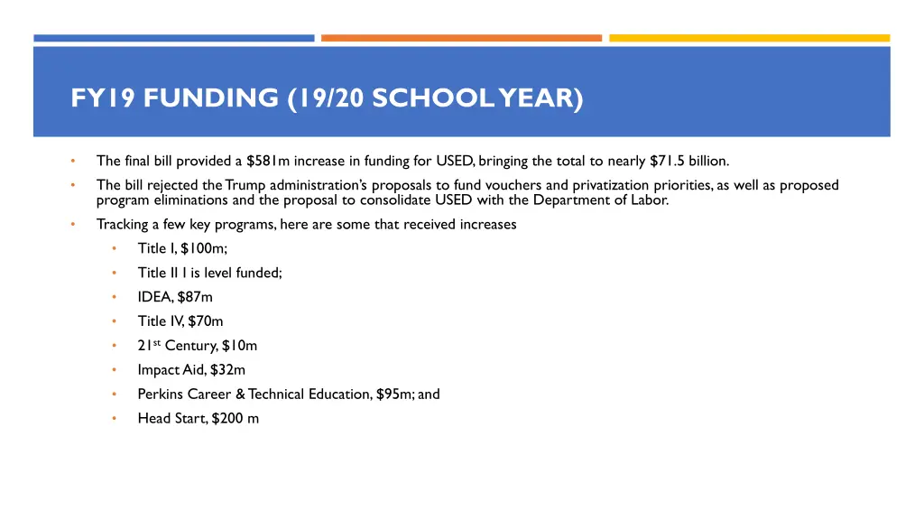 fy19 funding 19 20 school year