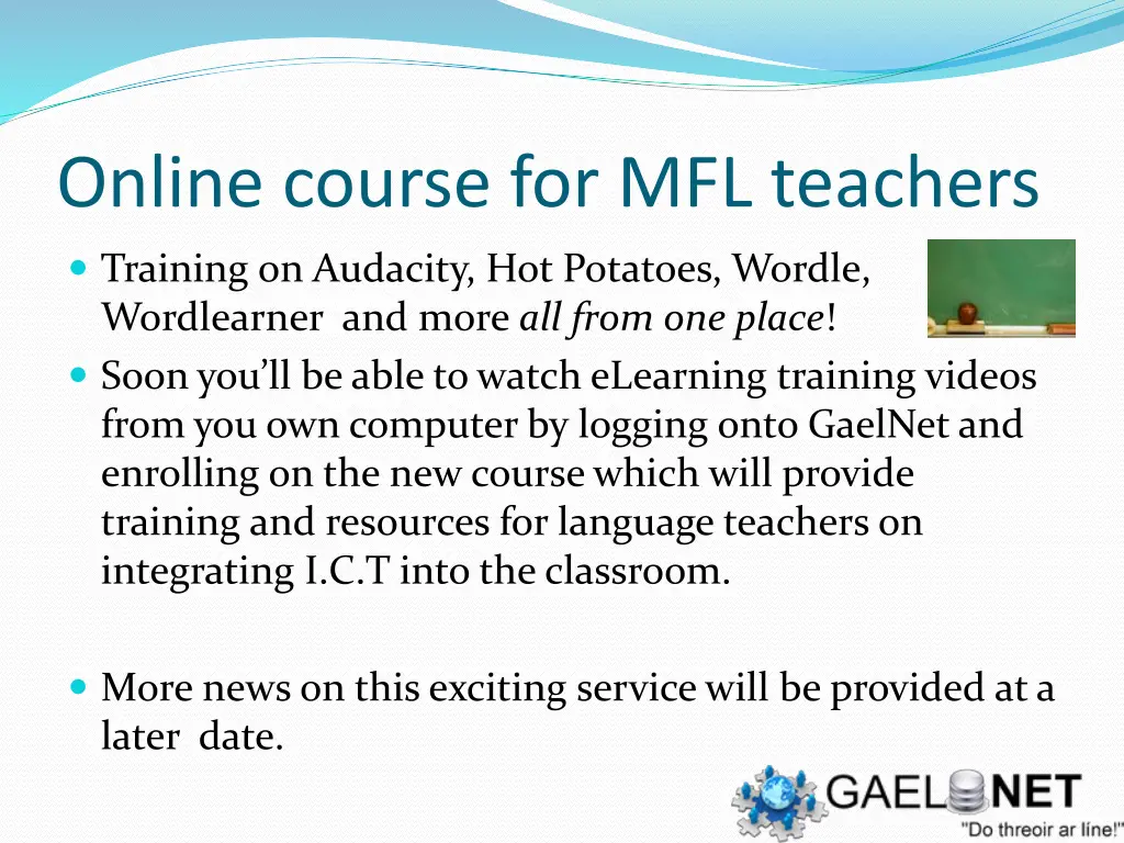 online course for mfl teachers