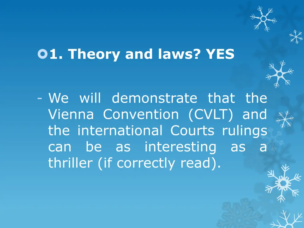 1 theory and laws yes