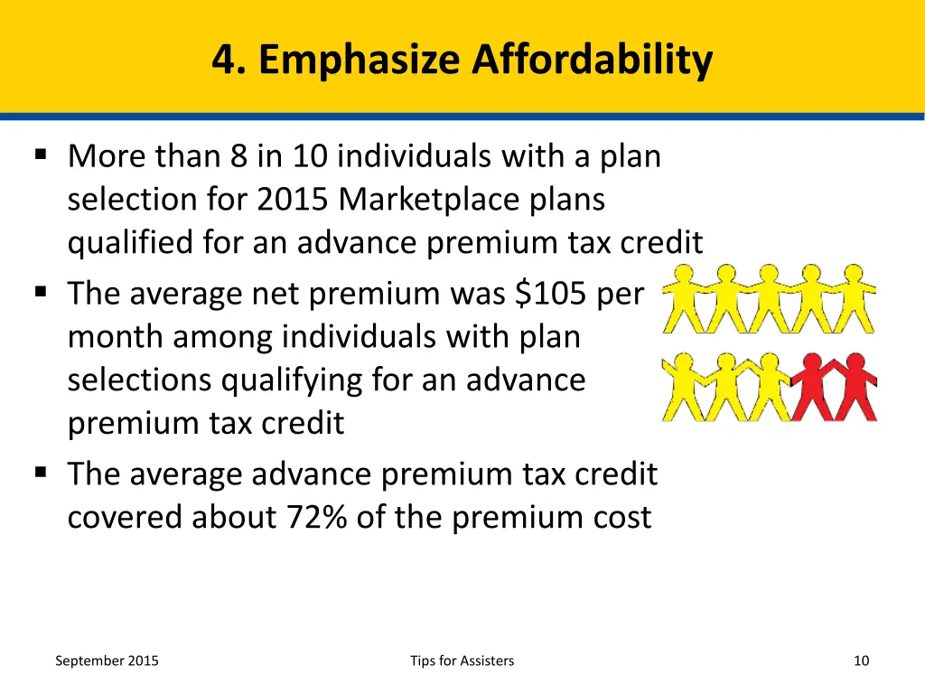 4 emphasize affordability