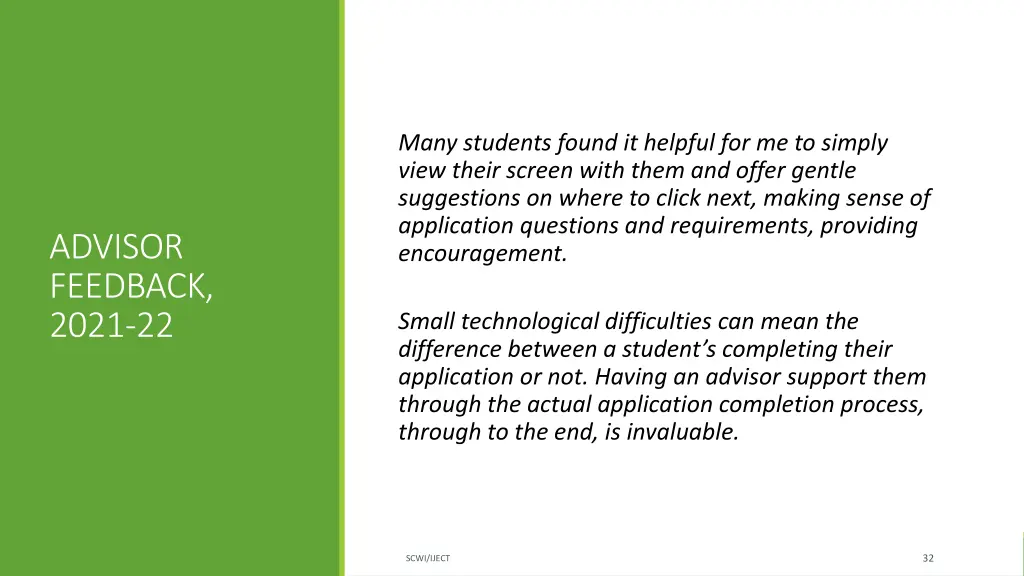 many students found it helpful for me to simply
