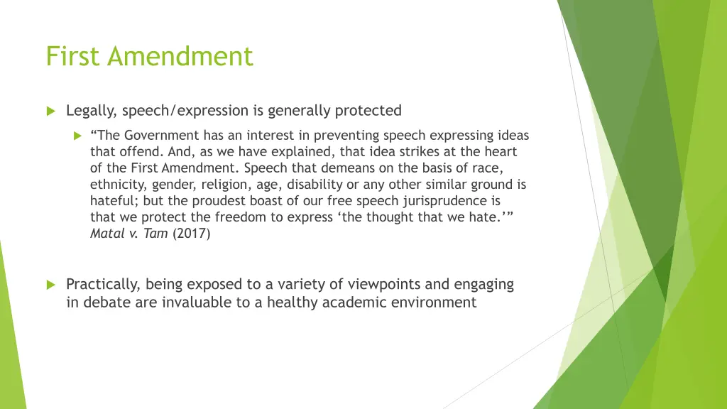 first amendment 2