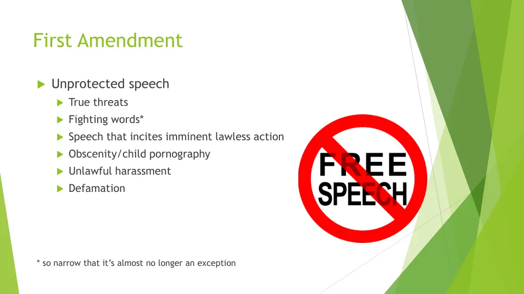 first amendment 3