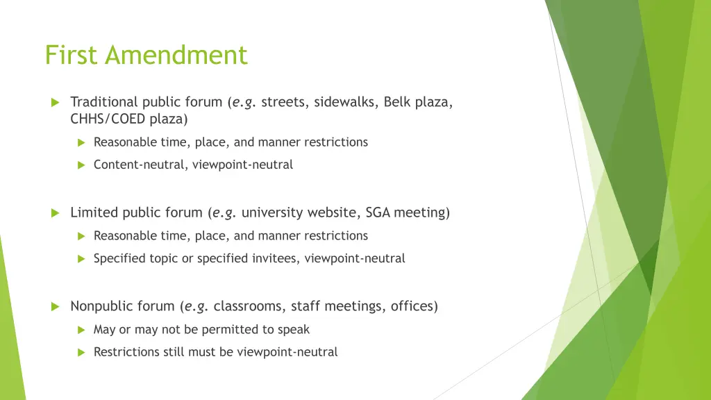 first amendment 5