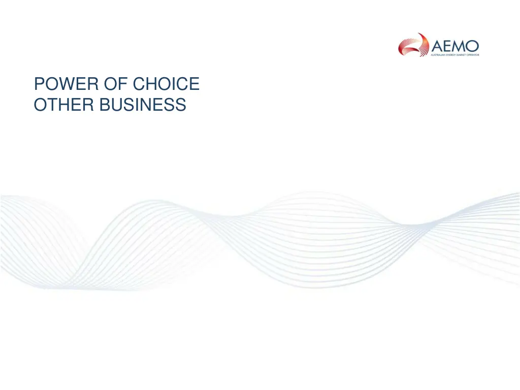 power of choice other business