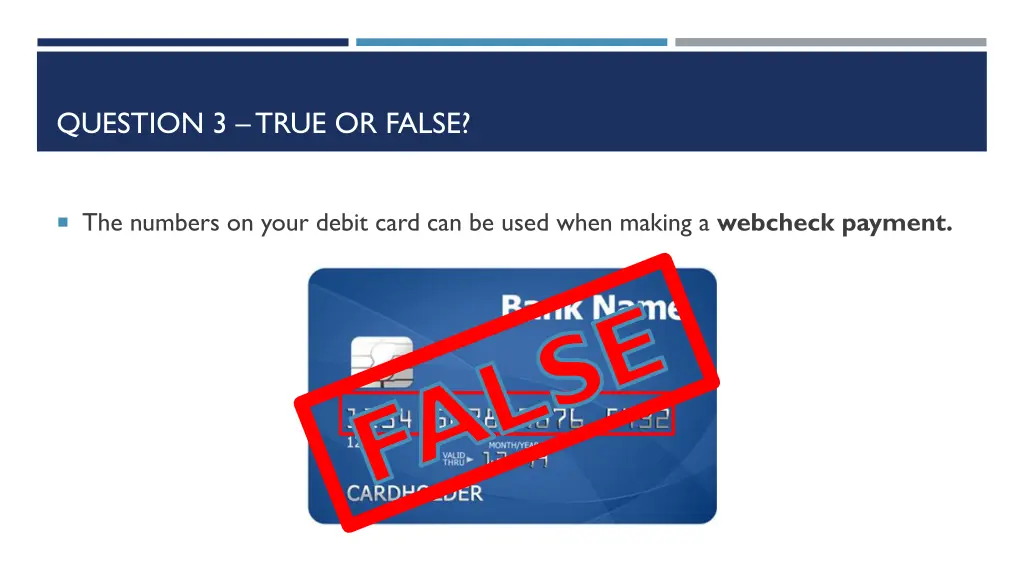 question 3 true or false