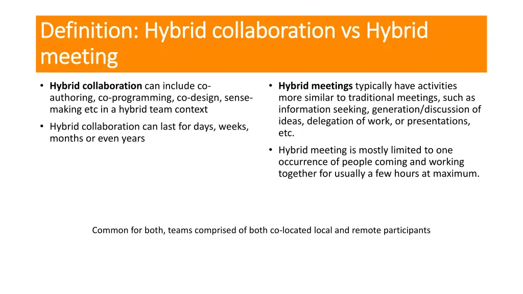 definition hybrid definition hybrid collaboration 1