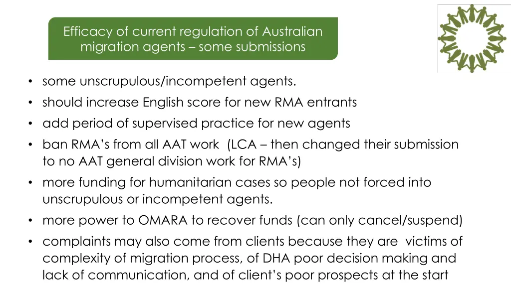 efficacy of current regulation of australian