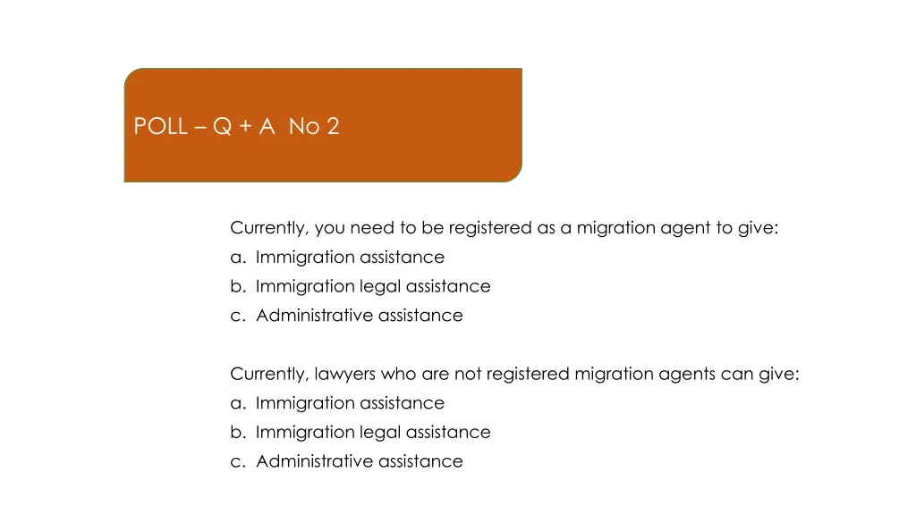 poll q a no 2