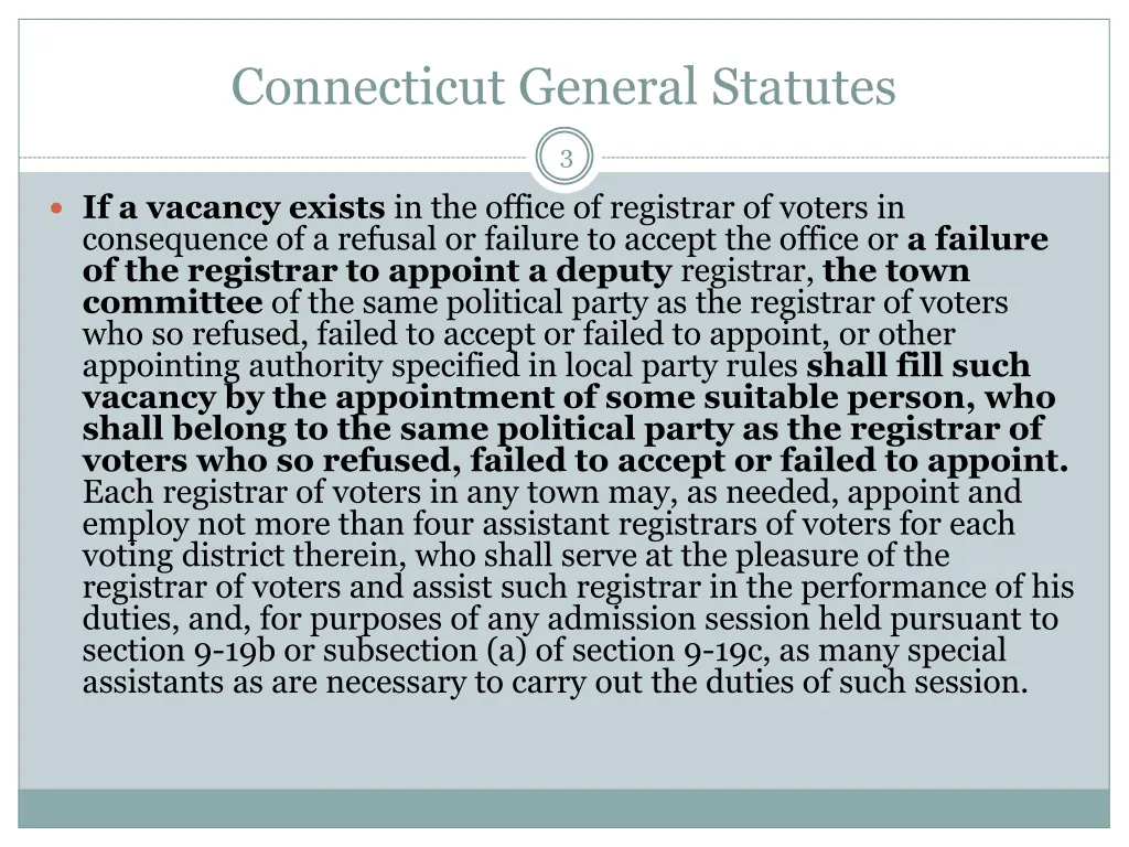 connecticut general statutes 1