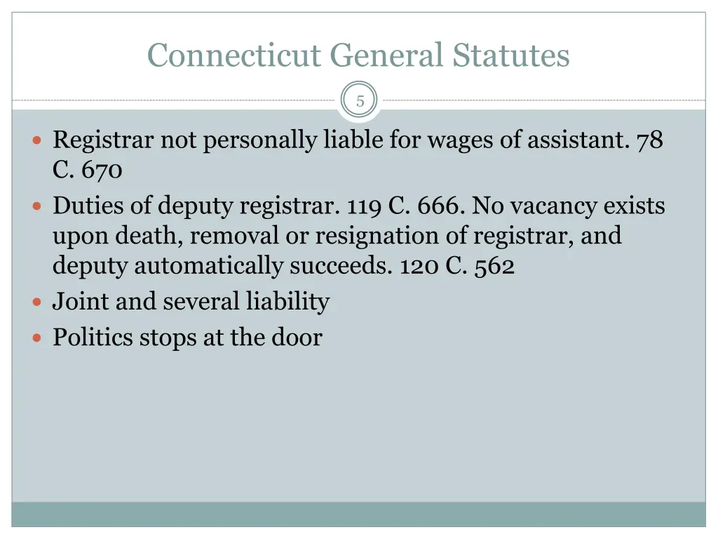 connecticut general statutes 3