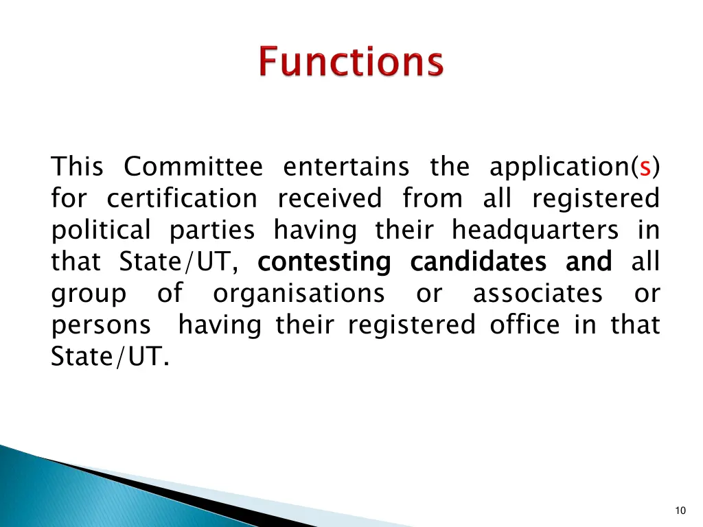 this committee entertains the application