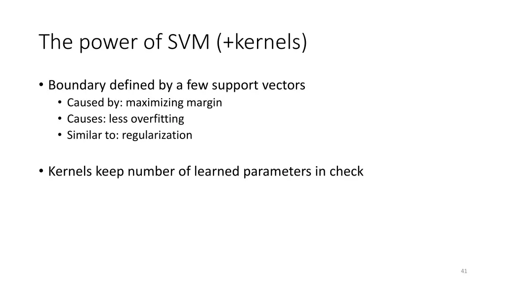 the power of svm kernels