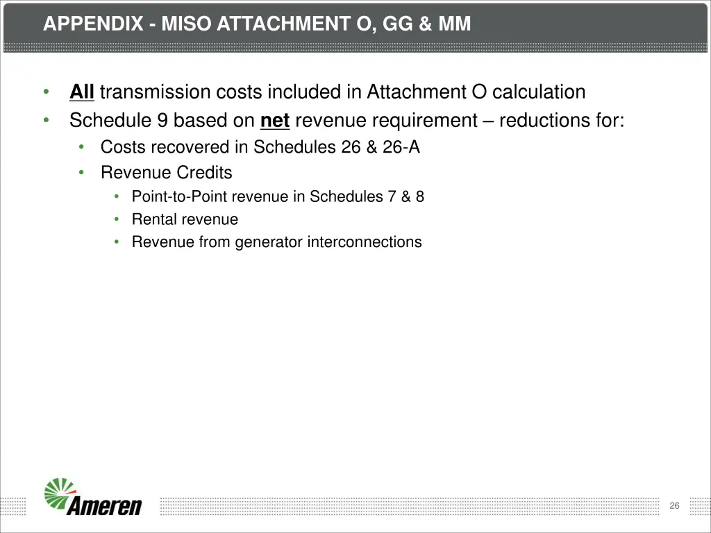 appendix miso attachment o gg mm