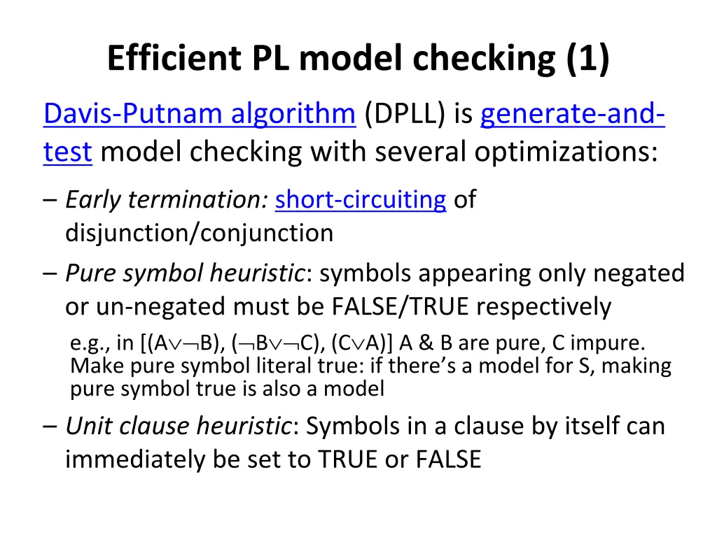 efficient pl model checking 1