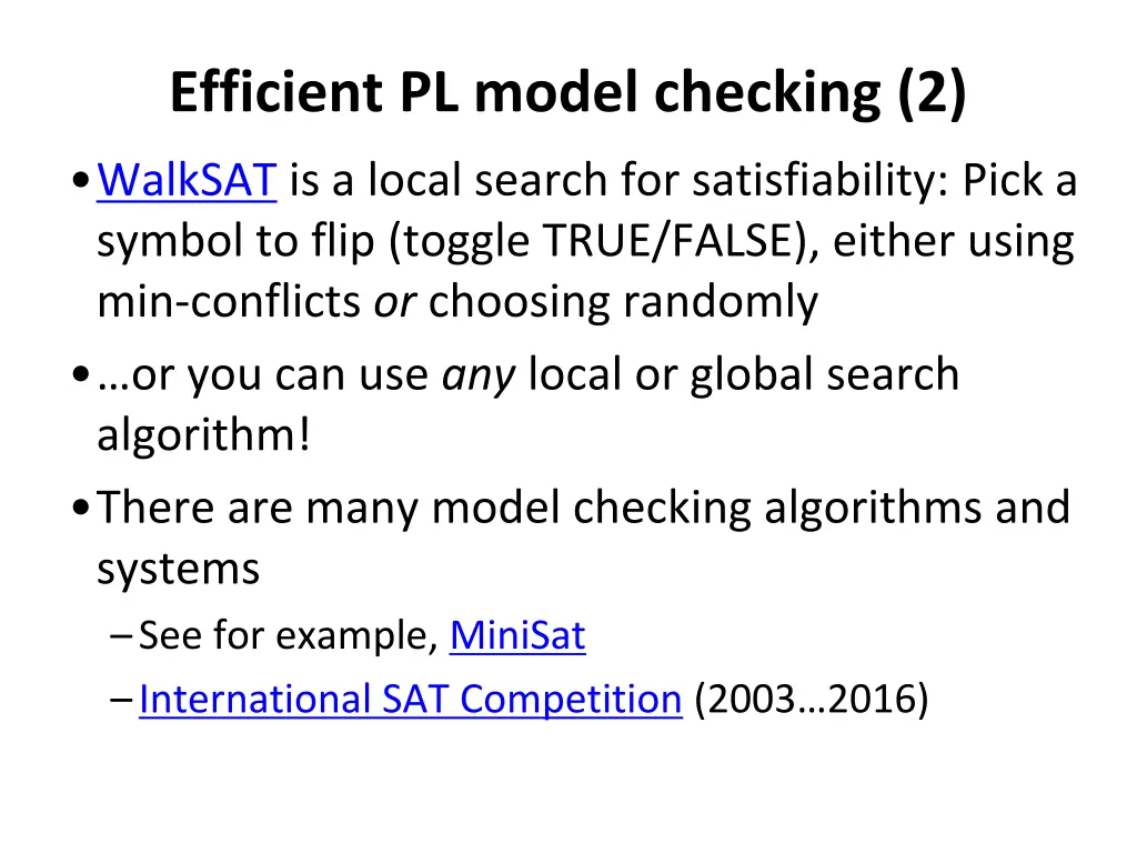 efficient pl model checking 2