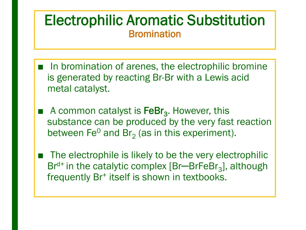 electrophilic aromatic substitution electrophilic 3