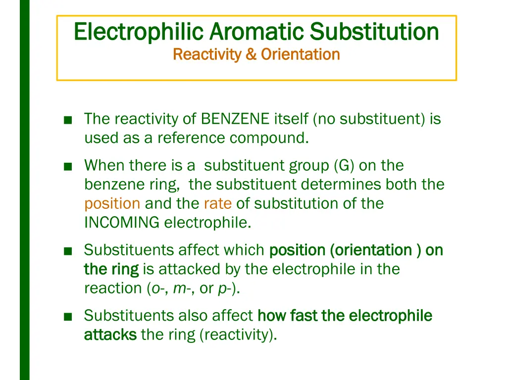 electrophilic aromatic substitution electrophilic 4