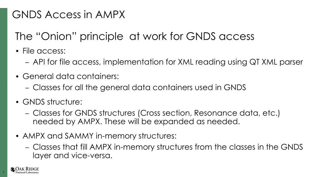 gnds access in ampx