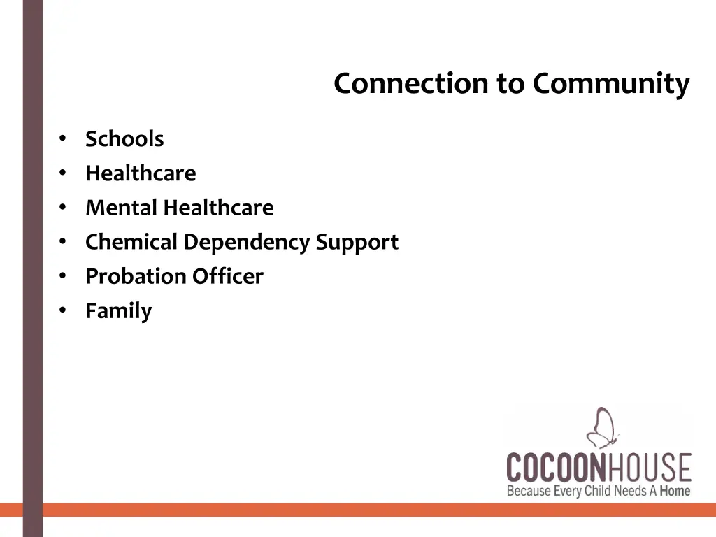 connection to community