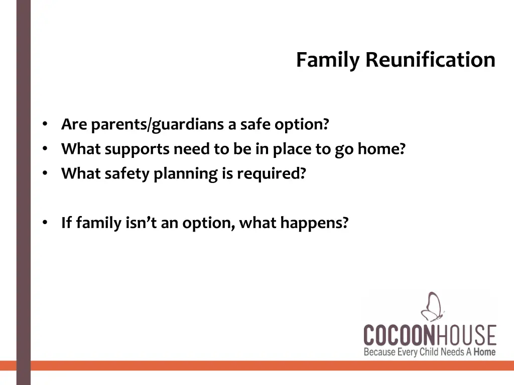 family reunification