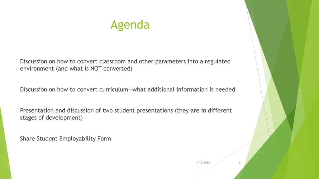 agenda