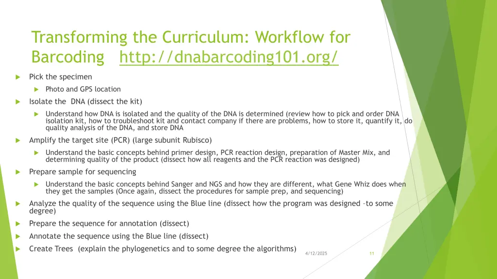 transforming the curriculum workflow