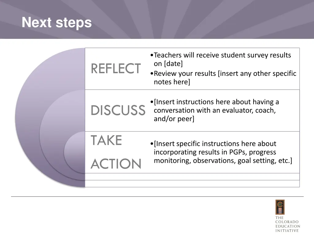 next steps 1