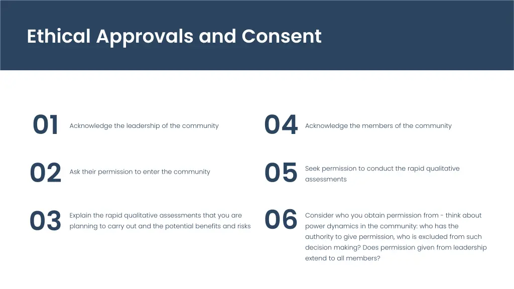 ethical approvals and consent