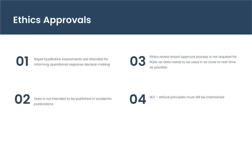 ethics approvals