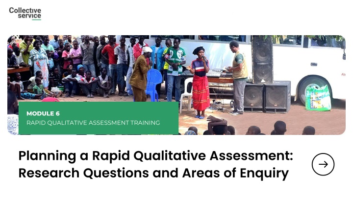 module 6 rapid qualitative assessment training
