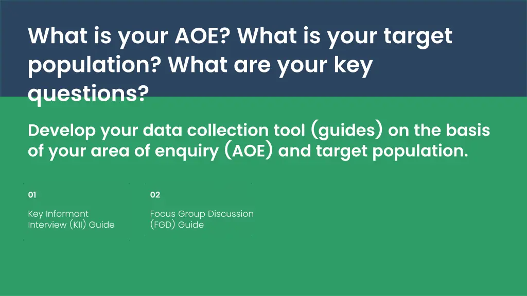 what is your aoe what is your target population