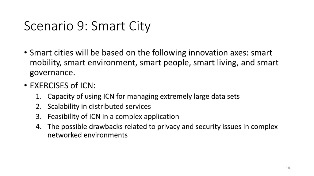 scenario 9 smart city