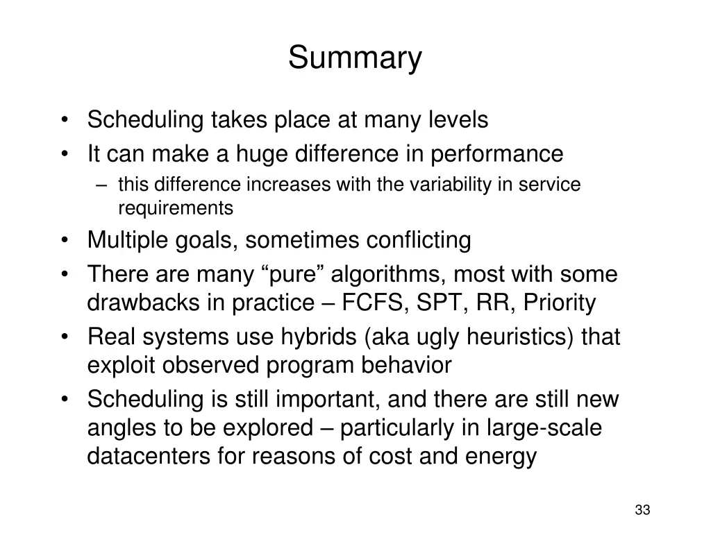 summary