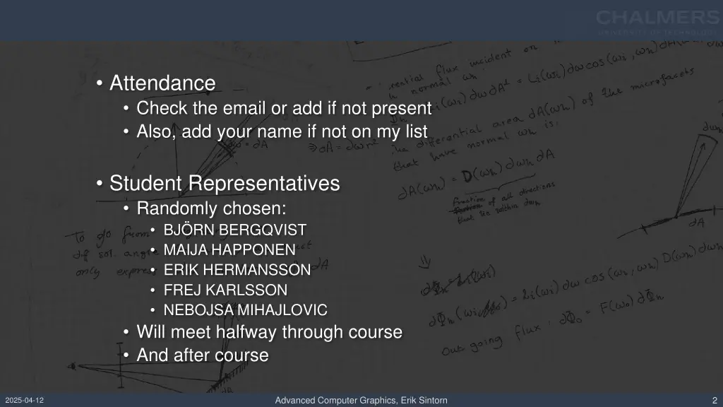 attendance check the email or add if not present