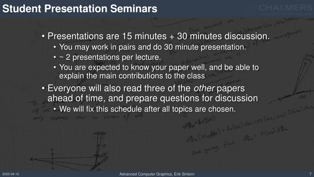 student presentation seminars 1