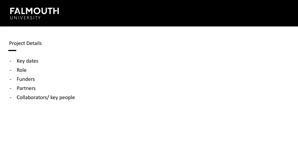 project details